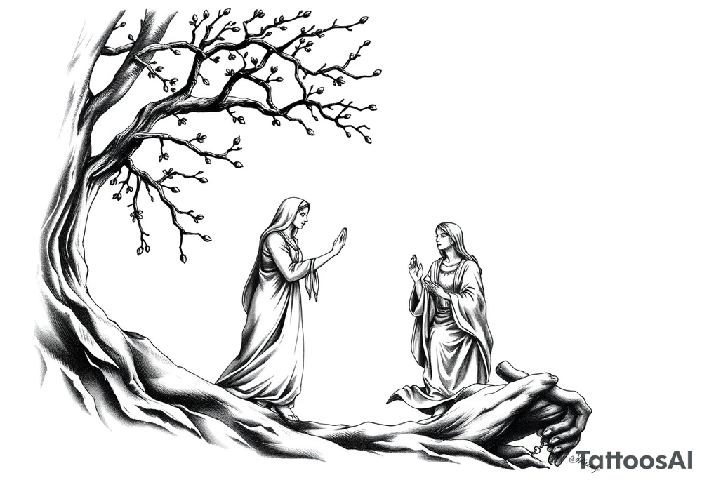 Faith scene tattoo idea