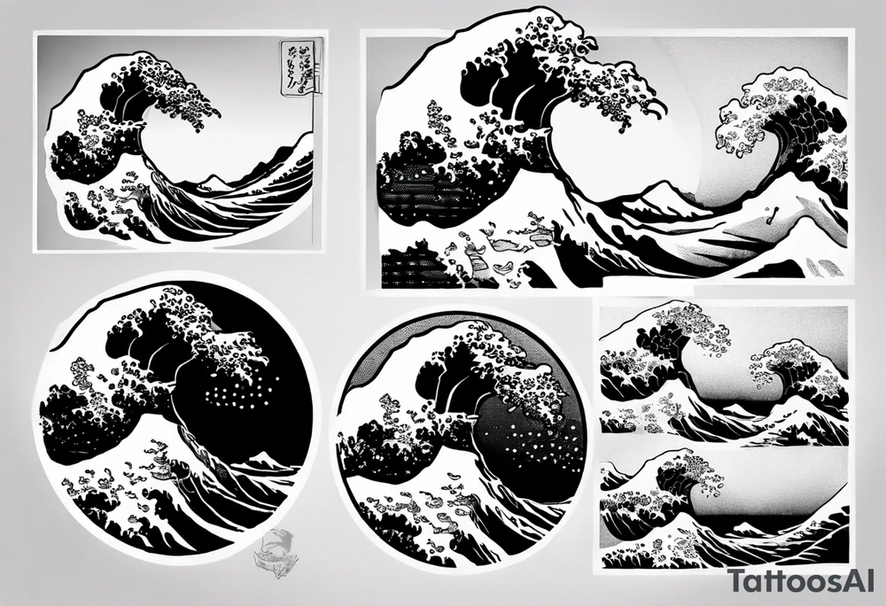 The great wave off kanagawa tattoo idea