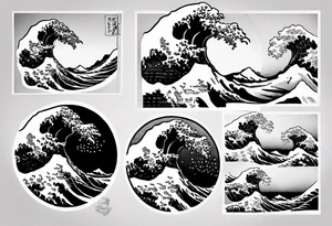The great wave off kanagawa tattoo idea