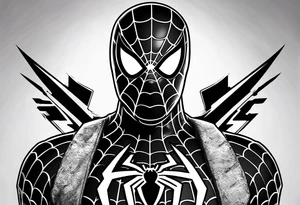 Spiderman in medic battlefield gear tattoo idea