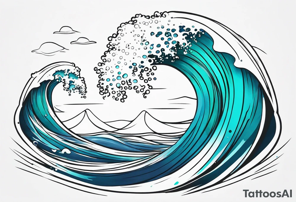 ocean wrap tattoo idea