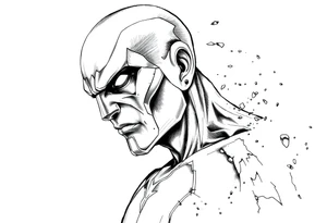 Silver Surfer comic accurate tattoo idea