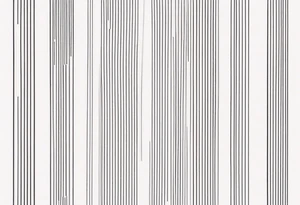 vertical lines tattoo idea