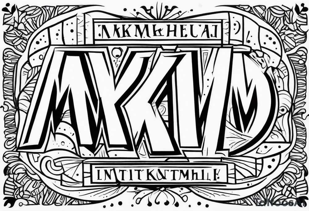 MKM tattoo idea
