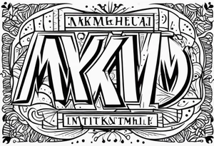 MKM tattoo idea