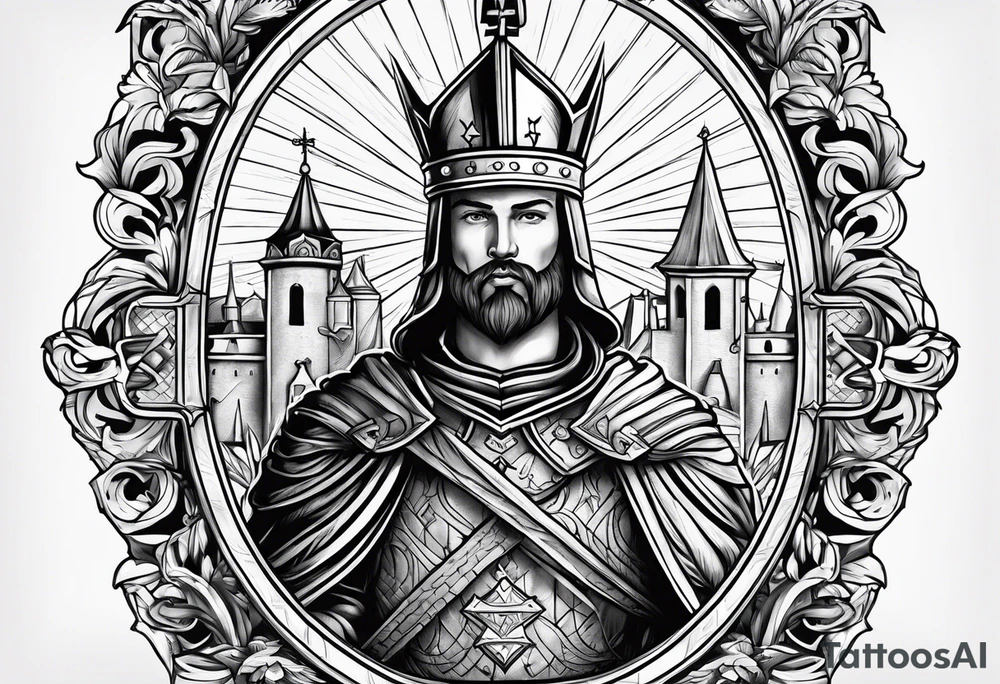 Christian Knights of the kingdom of netherlands tattoo idea