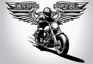 motorbike sproket tattoo idea