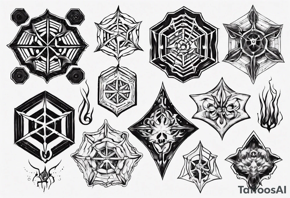 Octogon pattern tattoo idea