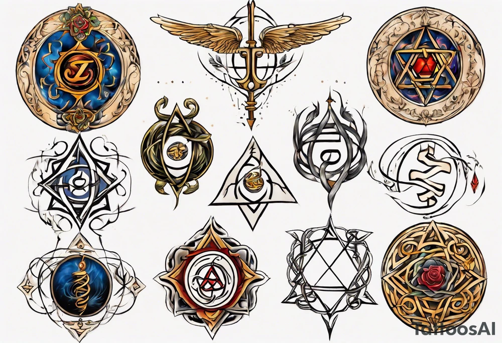 Hebrew infinitus symbol tattoo idea