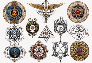 Hebrew infinitus symbol tattoo idea