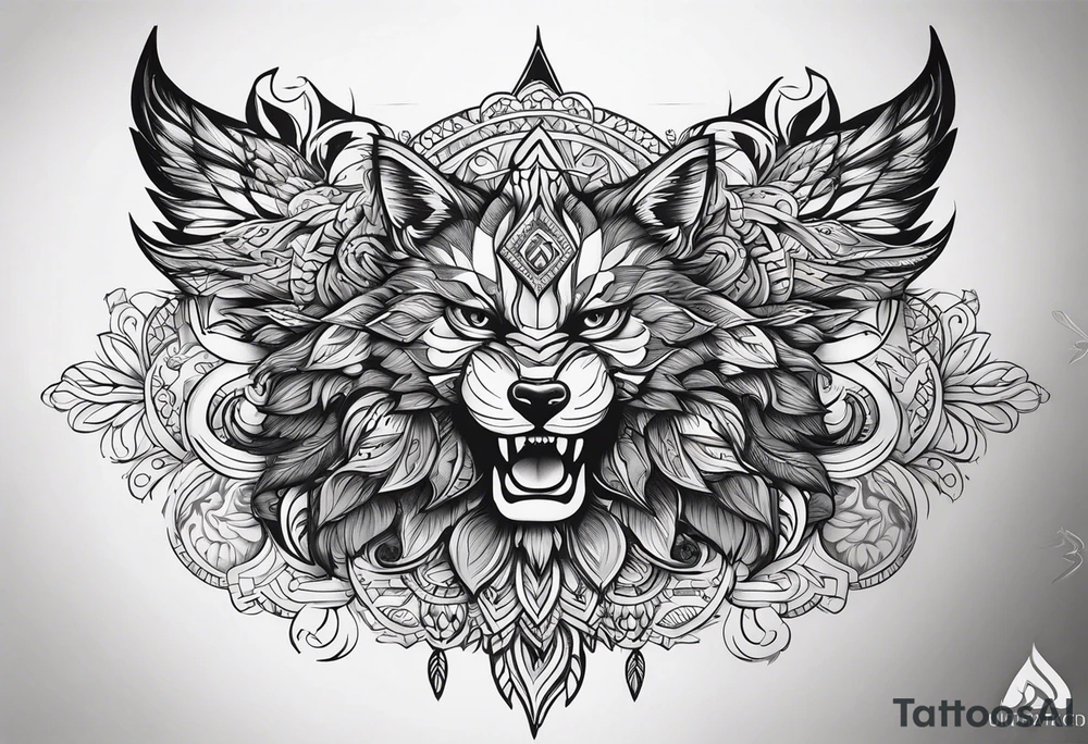 خدایان قدرت مند tattoo idea