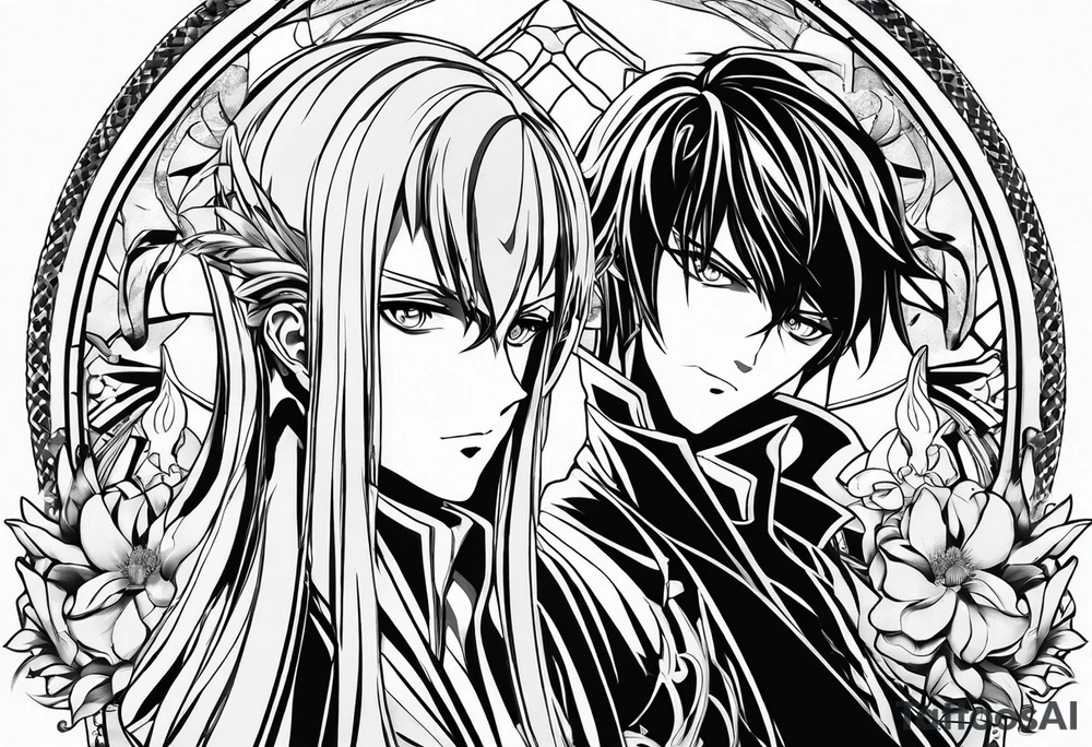 Code geass anime tattoo tattoo idea