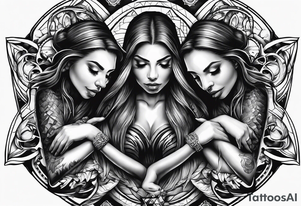 Deep Hear no evil speak no evil see no evil tattoo idea