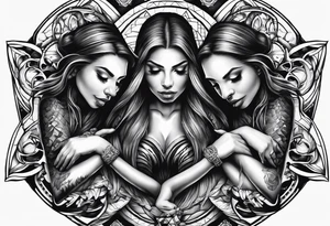 Deep Hear no evil speak no evil see no evil tattoo idea