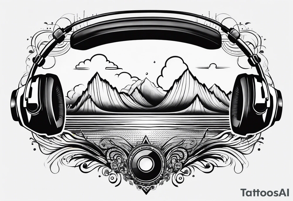 sound waveform of life tattoo idea