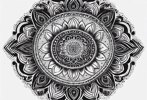 mandala tattoo idea