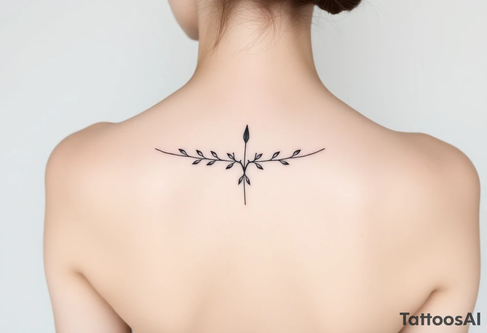 tattos down my spine tattoo idea