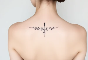 tattos down my spine tattoo idea