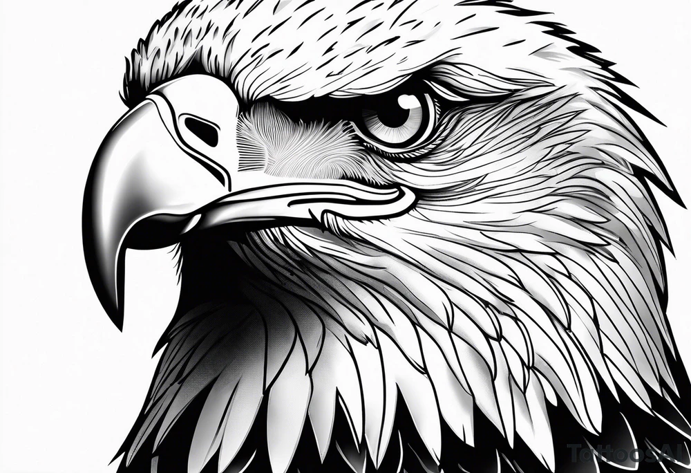Eagle usa flag tattoo idea