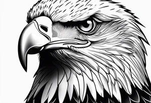 Eagle usa flag tattoo idea