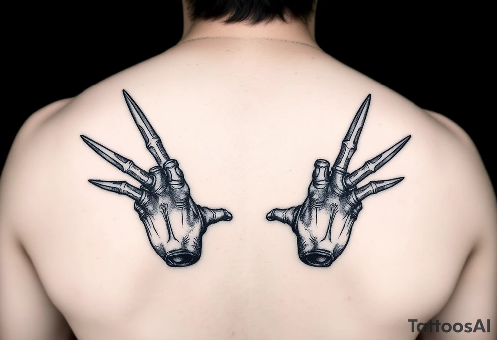 scissorhands tattoo idea