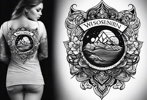 Traveling wisconsin tattoo idea