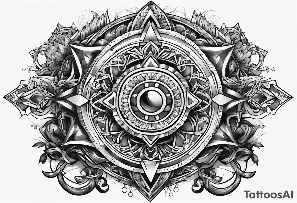 sproket with chain tattoo idea