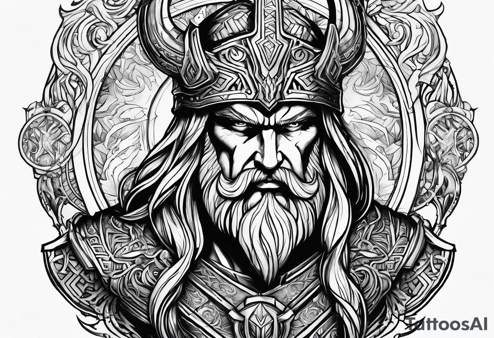 Odin Thor Hades tattoo idea