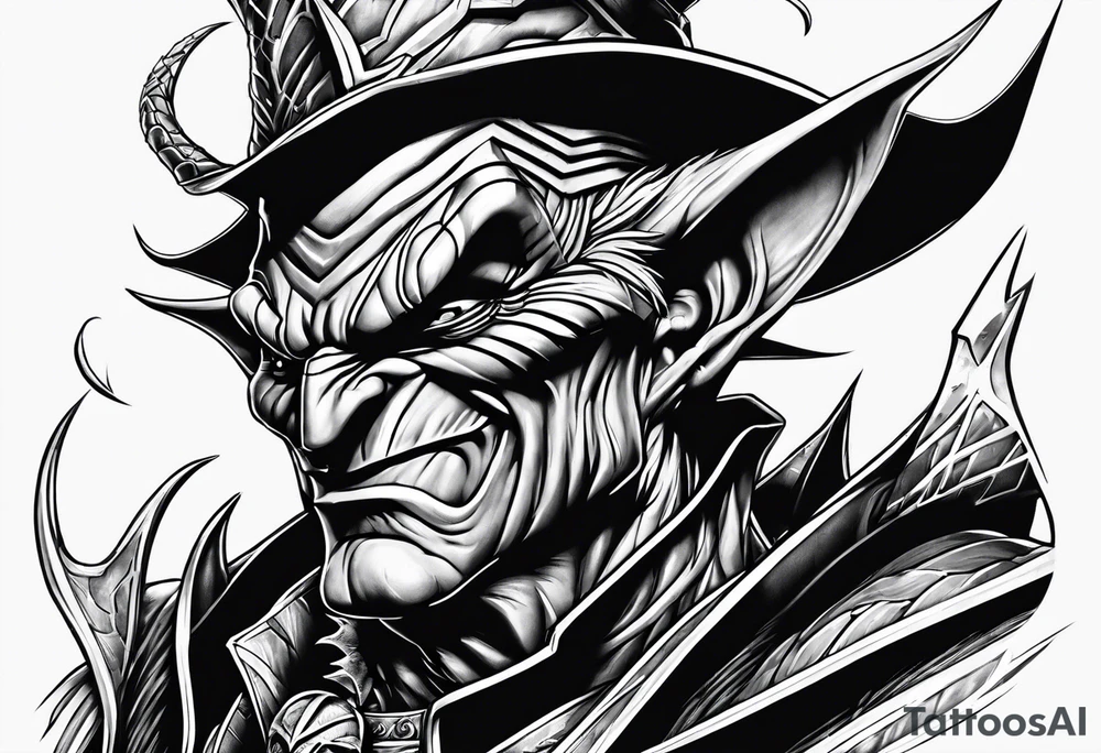 Green goblin tattoo idea