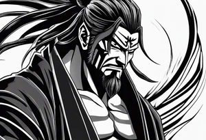 kenpachi zaraki from bleach tattoo idea