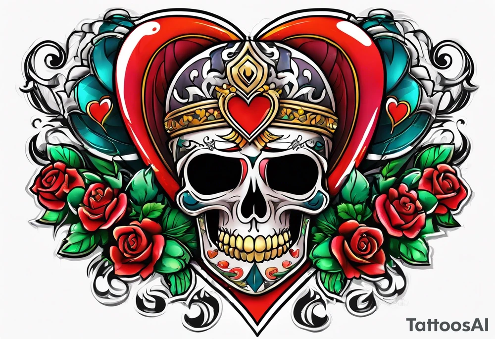 corazon tattoo idea