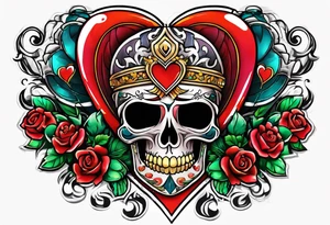 corazon tattoo idea