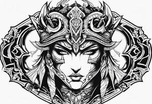 Warrior of Darkness tattoo idea