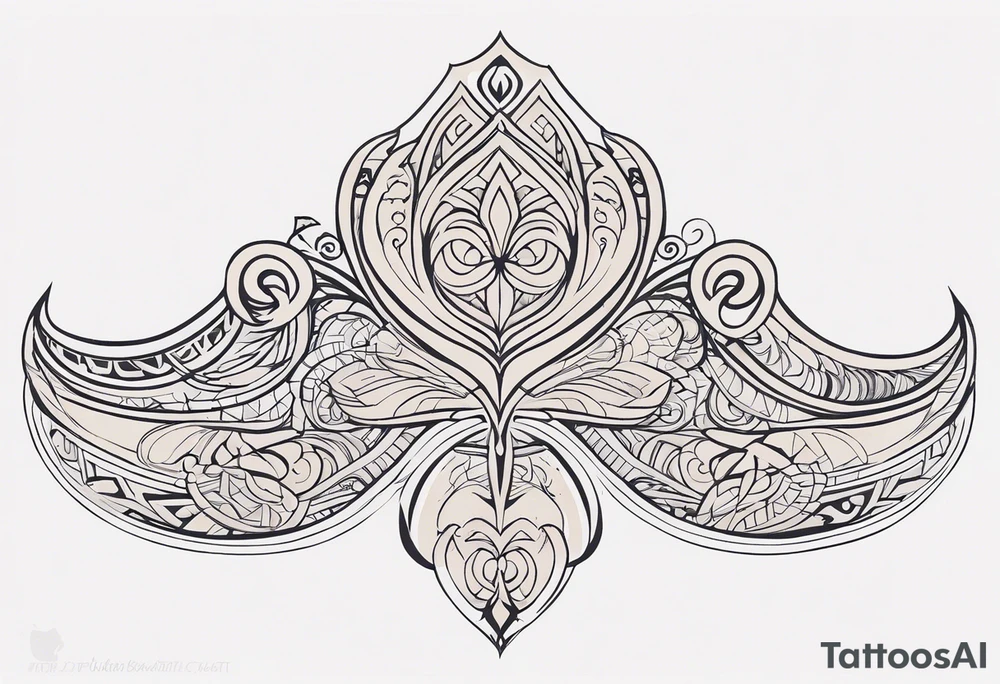 maori minimal neck  tattoo tattoo idea