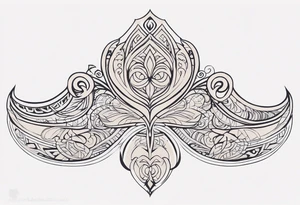 maori minimal neck  tattoo tattoo idea
