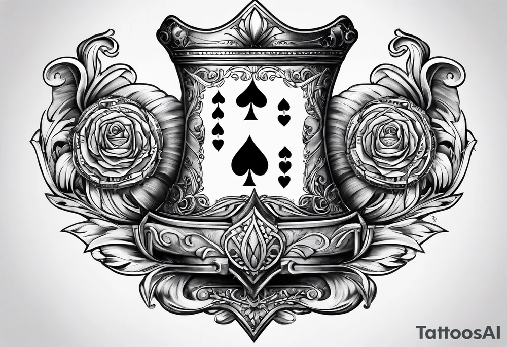 poker tattoo idea