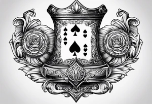 poker tattoo idea
