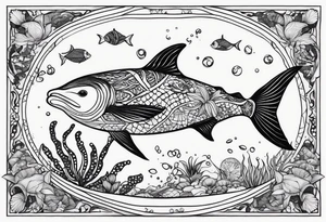 sea life tattoo idea