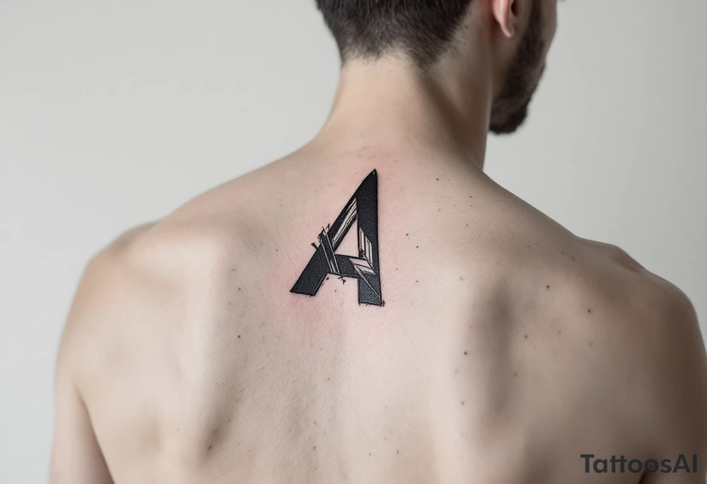 A tattoo that gives off fashion, and streetwear with inspiration from Virgil Abloh tattoo idea