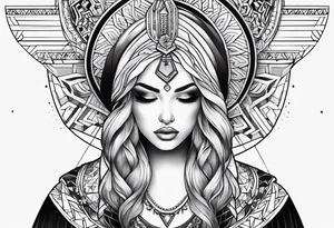 Women power tattoo idea