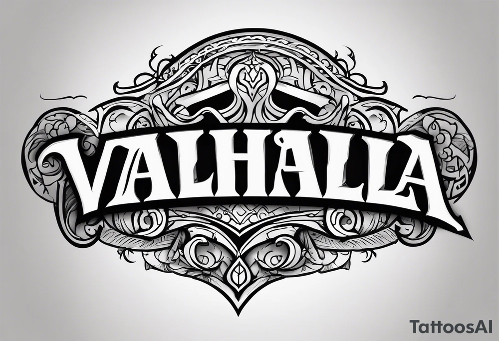 Valhalla tattoo idea