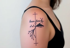 uma tatuagem que expresse a filosofia do bem e do mal tattoo idea