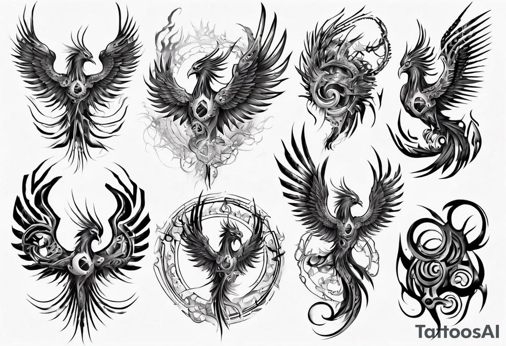 Phoenix tattoo idea