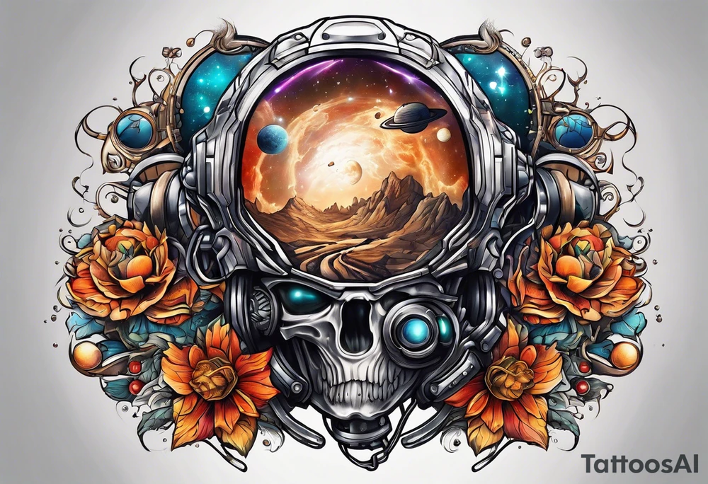 Shephard outerspace tattoo idea