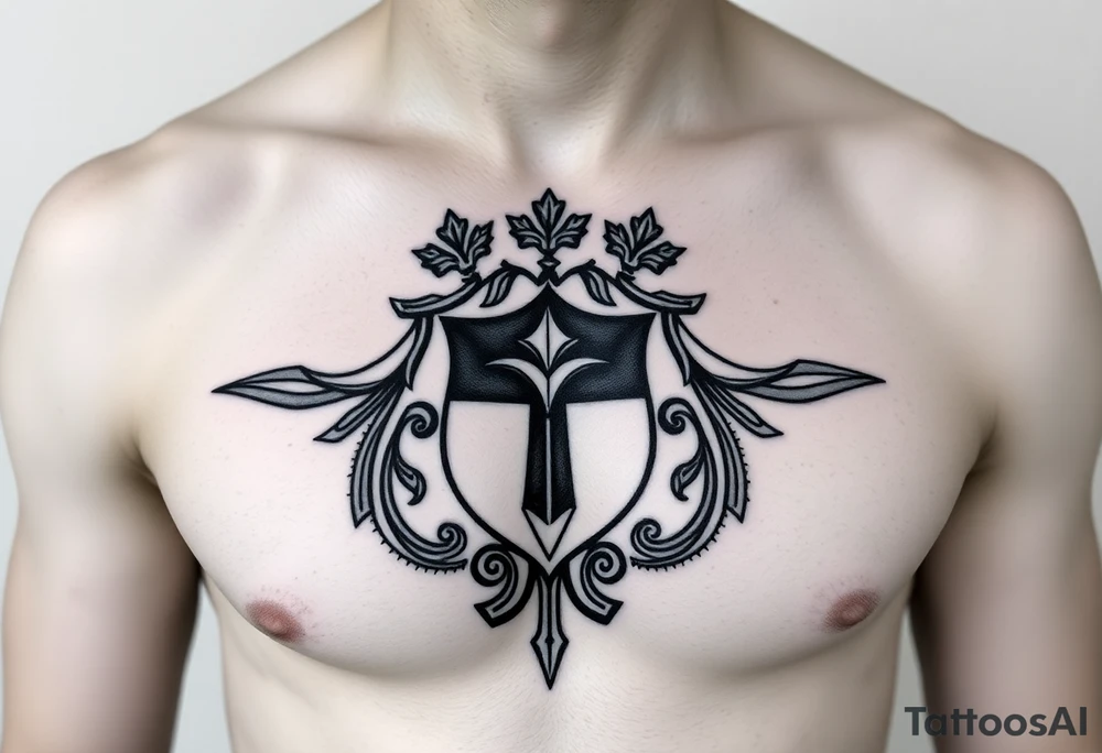 Smith, Irish family crest.
Full chest tattoo idea tattoo idea