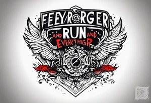 FEAR
FORGER EVERYTRHING AND RUN
FACE EVERYTHING AND RISE tattoo idea