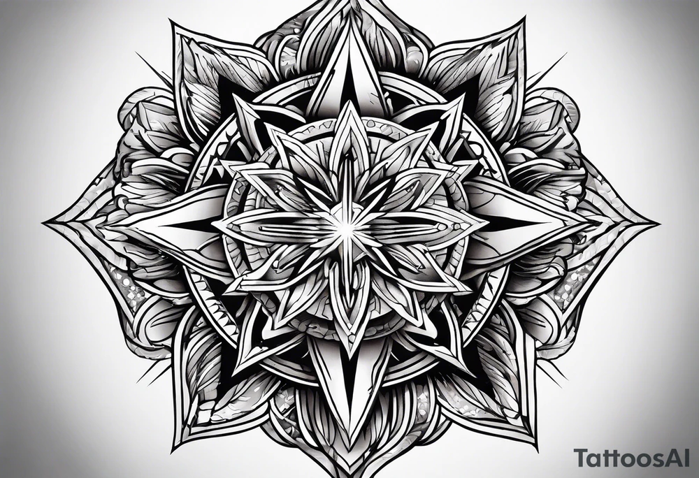 Guiding star tattoo on the wrist tattoo idea