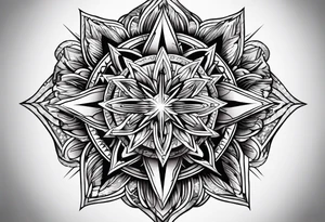 Guiding star tattoo on the wrist tattoo idea