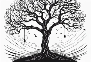creepy tree tattoo idea