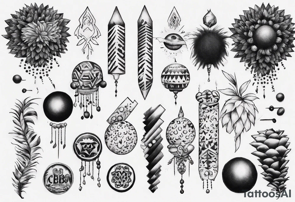 cibo matto pom pom album cover tattoo idea